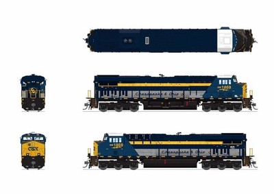 B*e様  WRIGHT III BLI 9863 HO Scale GE ES44AC GEVO CSX 1869 Chesapeake & Ohio