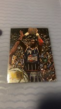Fleer Metal 1995-96 - Hakeem Olajuwon #154 Houston Rockets Basketball Card