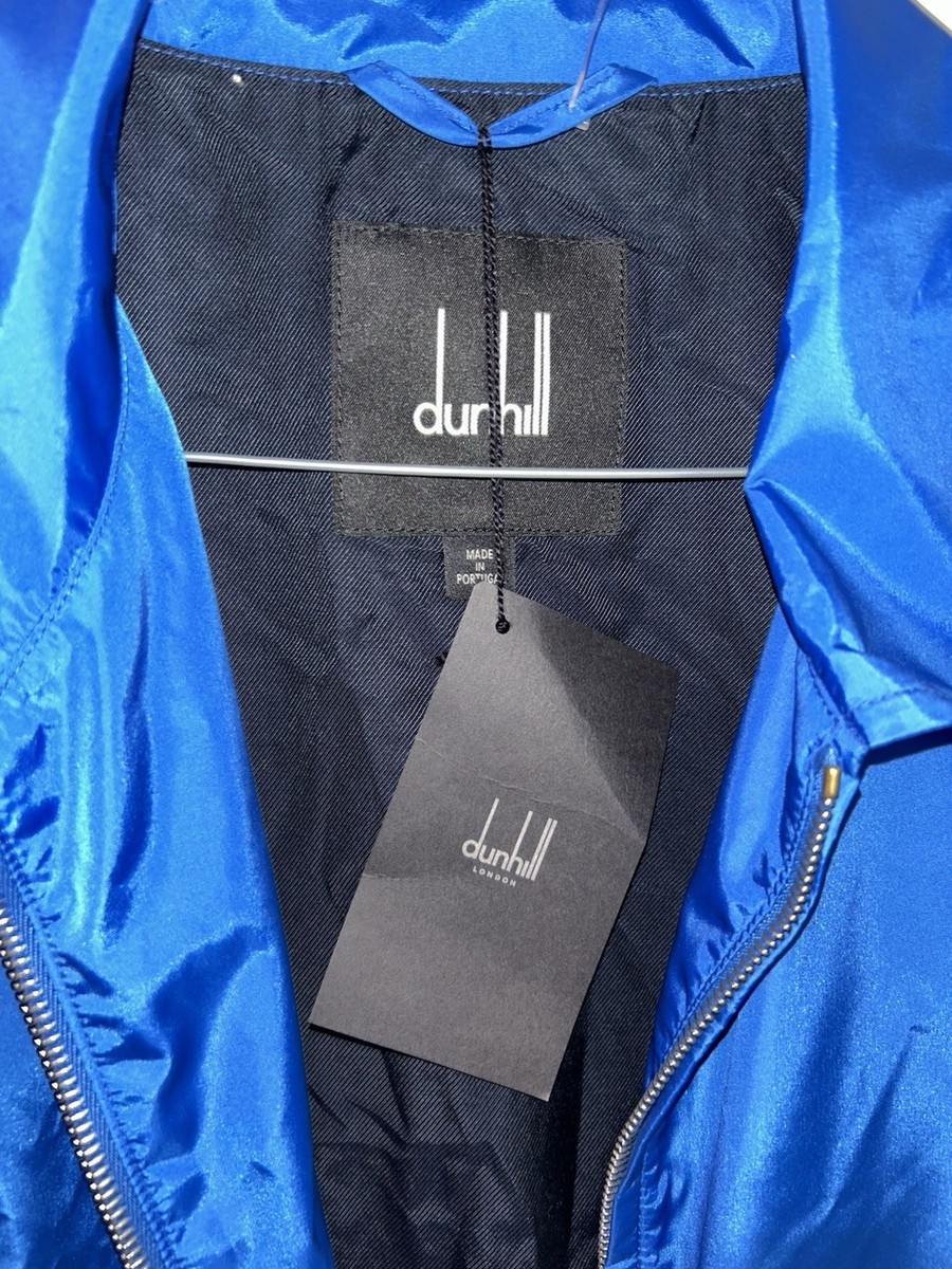 ジャケット・アウター dunhill double zip jacket Dunhill Men's Blue Nylon Zip Jacket – Size M | eBay UK