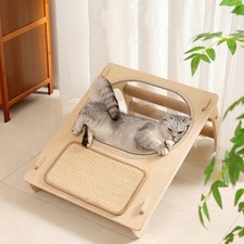 Space Capsule Cat Bed - Wear Resistant Cat Climber for Overlooking  Playing