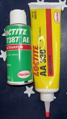 Loctite AA 330 250mL 1689700 SF 7387 AE 4.5oz Activator 128g 209714  EXP 12/2026
