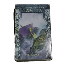 The Chronicles of Narnia by C S Lewis 7 Paperback Books Set in Slipcase VGC Used