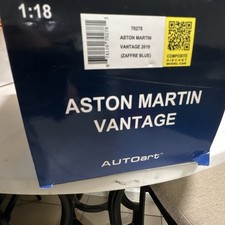 Aston Martin Vantage 2019 (Zaffre BLUE) Dorcas 1:18 Model Car by Autoart 74507
