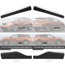 Door Lower Molding Trim Front / Rear/ Left/ Right For 2015-2022 Nissan Murano