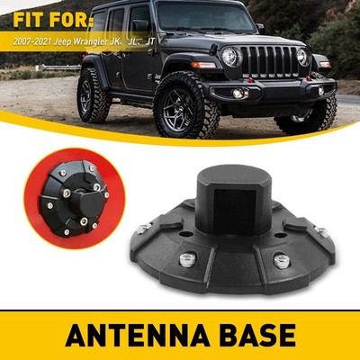 Antenna Base Cover For 2007-2021 Jeep Wrangler JK JL JLU JT Gladiator Rubicon US