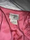 CHANEL Women's Pink Solid Fringe Button Front Lined Short Jacket Pockets 40 — photo 10