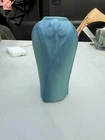 Antique Van Briggle Pottery Green Blue Flower Vase  1930’s Rare VG Signed