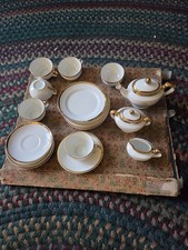 NORITAKE Morimura Child's Tea Set Complete 6 Serving Original Box Vintage