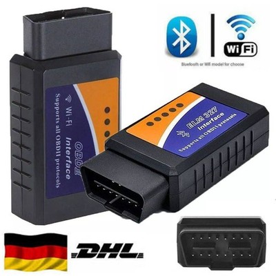 OBD2 ELM327 Bluetooth/WIFI Auto Diagnosegerät Profi für Android iPhone Windows