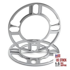  606-2 Aluminum 4 and 5-Lug Wheel Spacer (Pack of 2) 5mm
