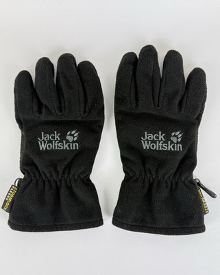 Jack Wolfskin Thinsulate Insulation Stormlock Fleece Gloves Unisex Size M Black