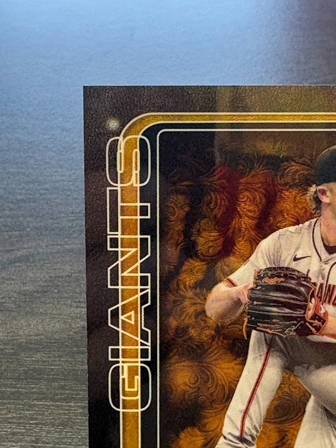 2025 Topps Chrome Gilded Logan Webb Gold Superfractor 1/1 #166 SF Giants view 5