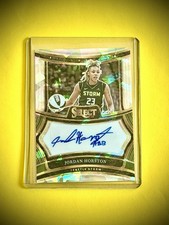 JORDAN HORSTON Auto 2025 Panini Select WNBA Autograph Seattle Storm Cracked Ice