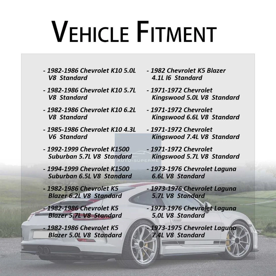 Eje trasero todas las juntas juntas juntas en U para Chevrolet Malibu 5,7 L 1973-1983 Foto 4 de 4