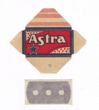 Rasoio di sicurezza anni 50 vintage ASTRA Астра lama doppio bordo Svezia fabbrica di barba