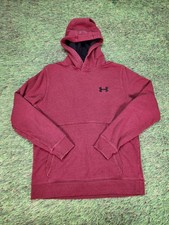 Under Armour Threadborne Pullover Mens M HeatGear Hoodie Athletic Heavyweight