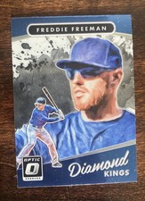 2017 Panini Donruss Diamond Kings Freddie Freeman #2 Braves Dodgers