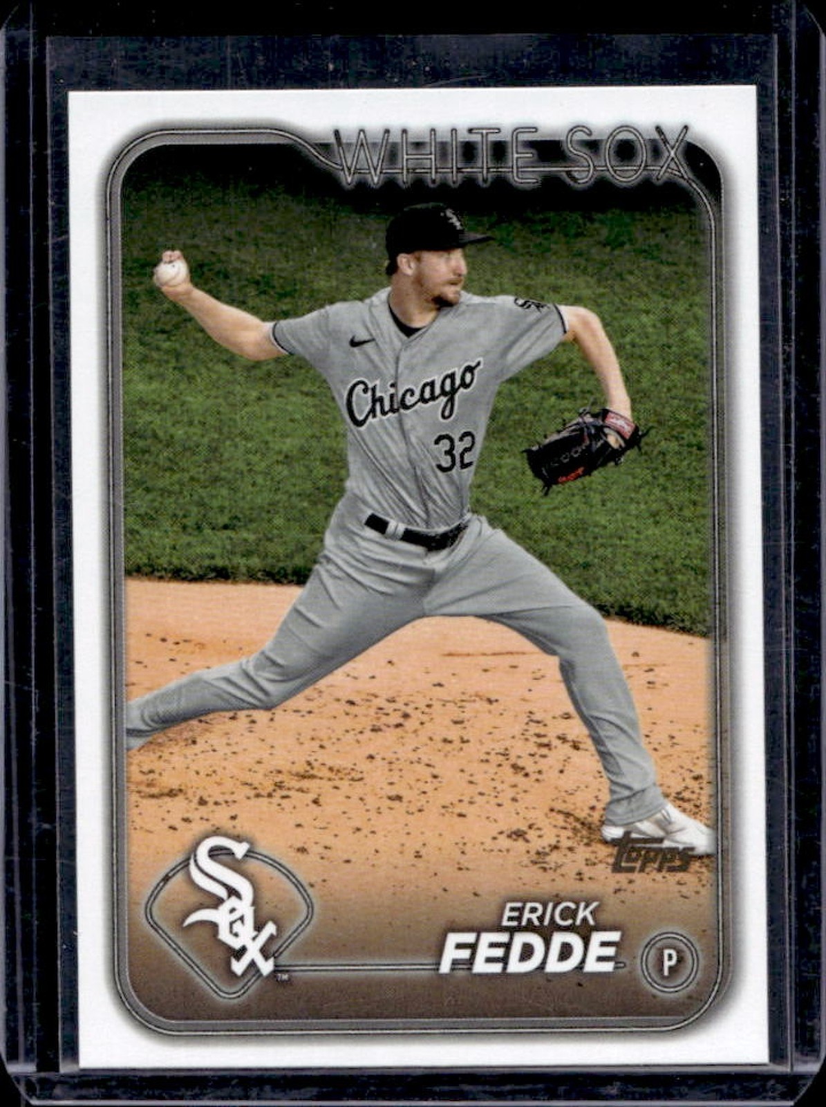 2024 Topps Erick Fedde Golden Mirror SSP #405 White Sox