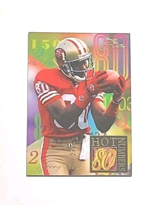 1994 Flair Hot Numbers #9 Jerry Rice (49ERS) HOF ! | eBay