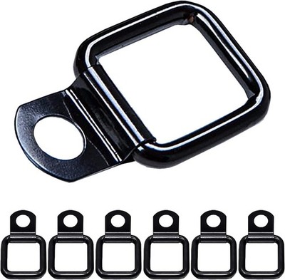 6 Pack - GPCA Tie Down D Ring Set, Easy-to-Install Truck Tie Downs, Compatible w