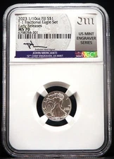 2023 FIJI $1 1/10 oz T-1 Fractional Eagle Set NGC MS70