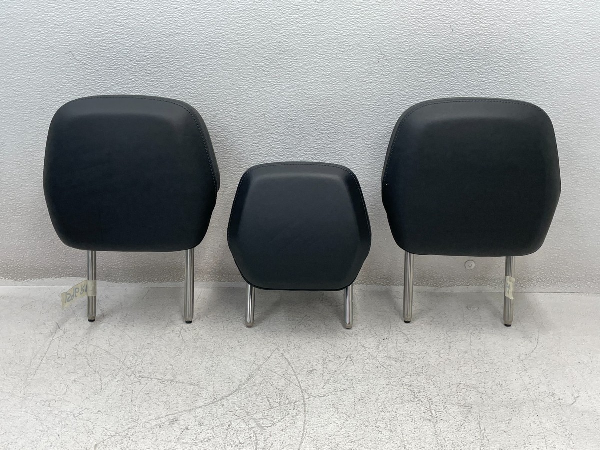 11-14 Porsche Cayenne S Rear Left Right Center Headrest Head Rest