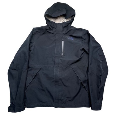 The North Face Dryzzle Futurelight Jacket Mens Small Waterproof Navy Blue Hooded