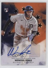 2024 Topps Update Baseball Stars Black 185/199 Wenceel Perez Pérez Auto 0rd2