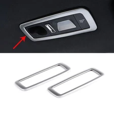 2011-2017 For Porsche Cayenne Matte Silver Car Rear Reading Light Cover Trim 2*