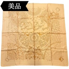 HERMES Sciarpa di seta 90 Vittoria di Venezia Bandana con etichetta
