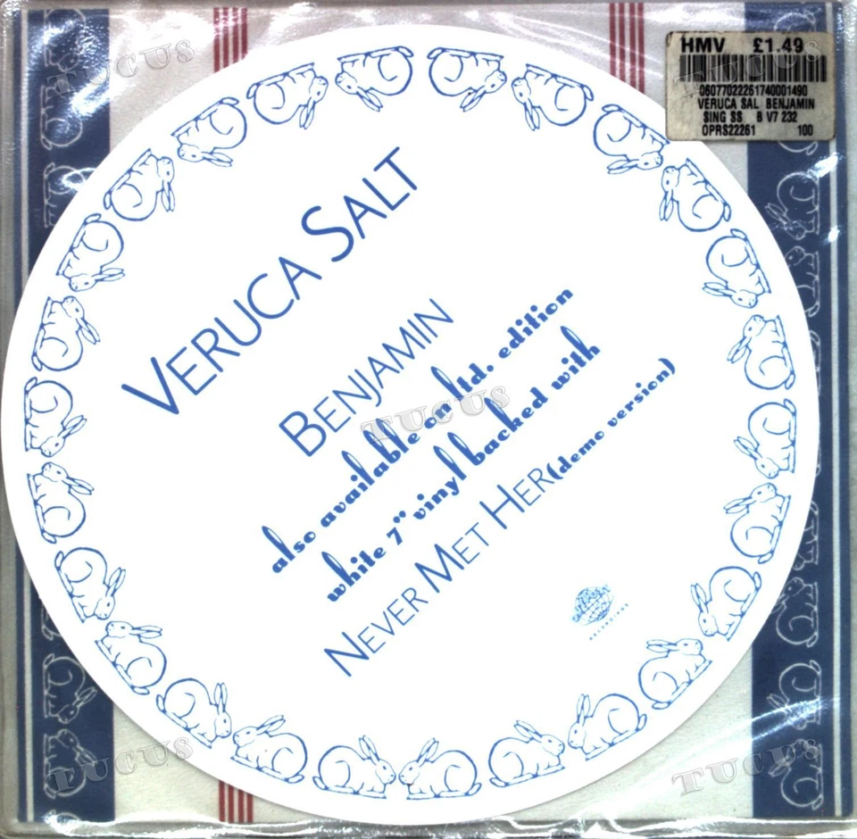 Veruca Salt - Benjamin 7" (VG+) '* Foto 2 de 2
