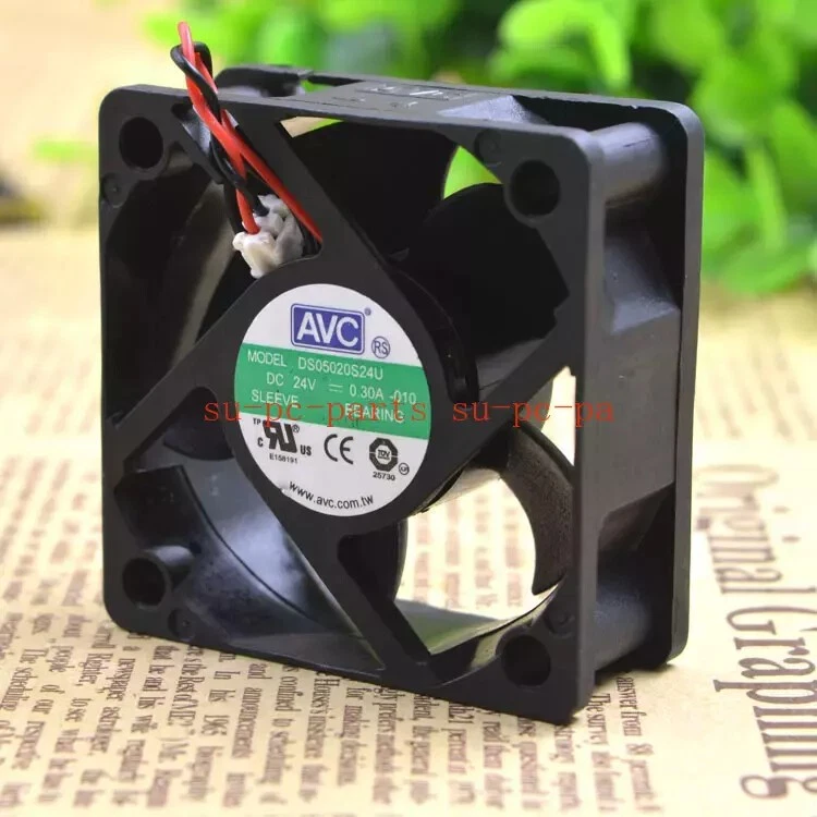 AVC DS05020S24U 5CM 5020 24V 0.30A 2pin Inverter Cooling Fan - Image 3 of 4