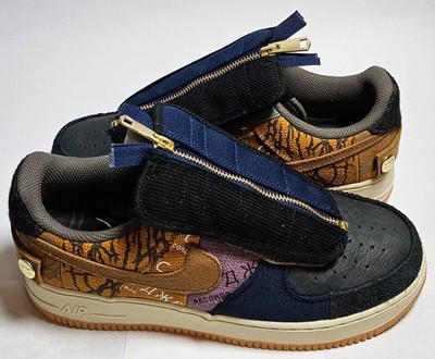 Nike Air Force 1 Low Travis Scott Cactus Jack CN2405-900 Size 9 New Authentic