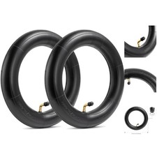 2-Pack 10x2 Heavy-Duty Inner Tubes with Bent Valve for Ultimate Compatibility