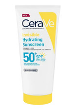 CeraVe SPF50+ Invisible Hydrating Sunscreen Lotion Face,Body 177ml