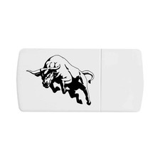 'Charging Bull ' Pill Box with Tablet Splitter (PI00040768)