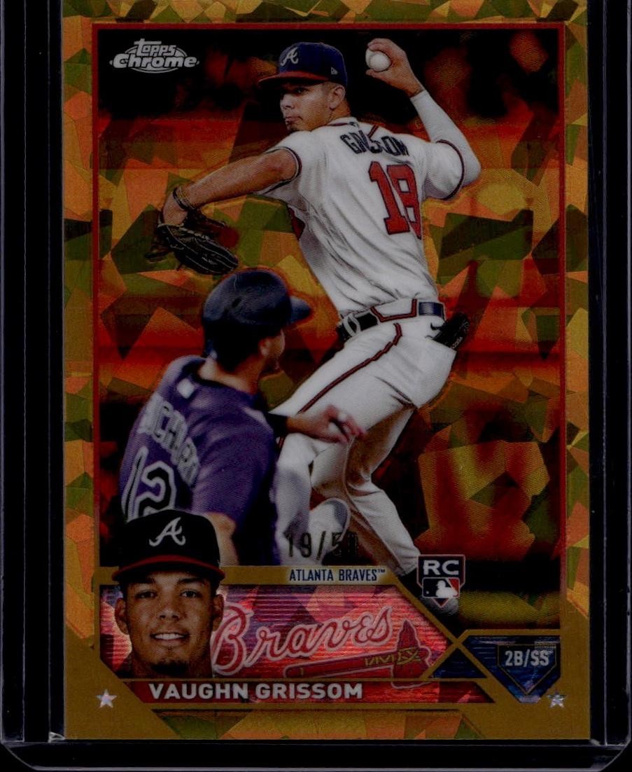 2023 Topps Chrome Sapphire Edition #275 Vaughn Grissom Gold #/50