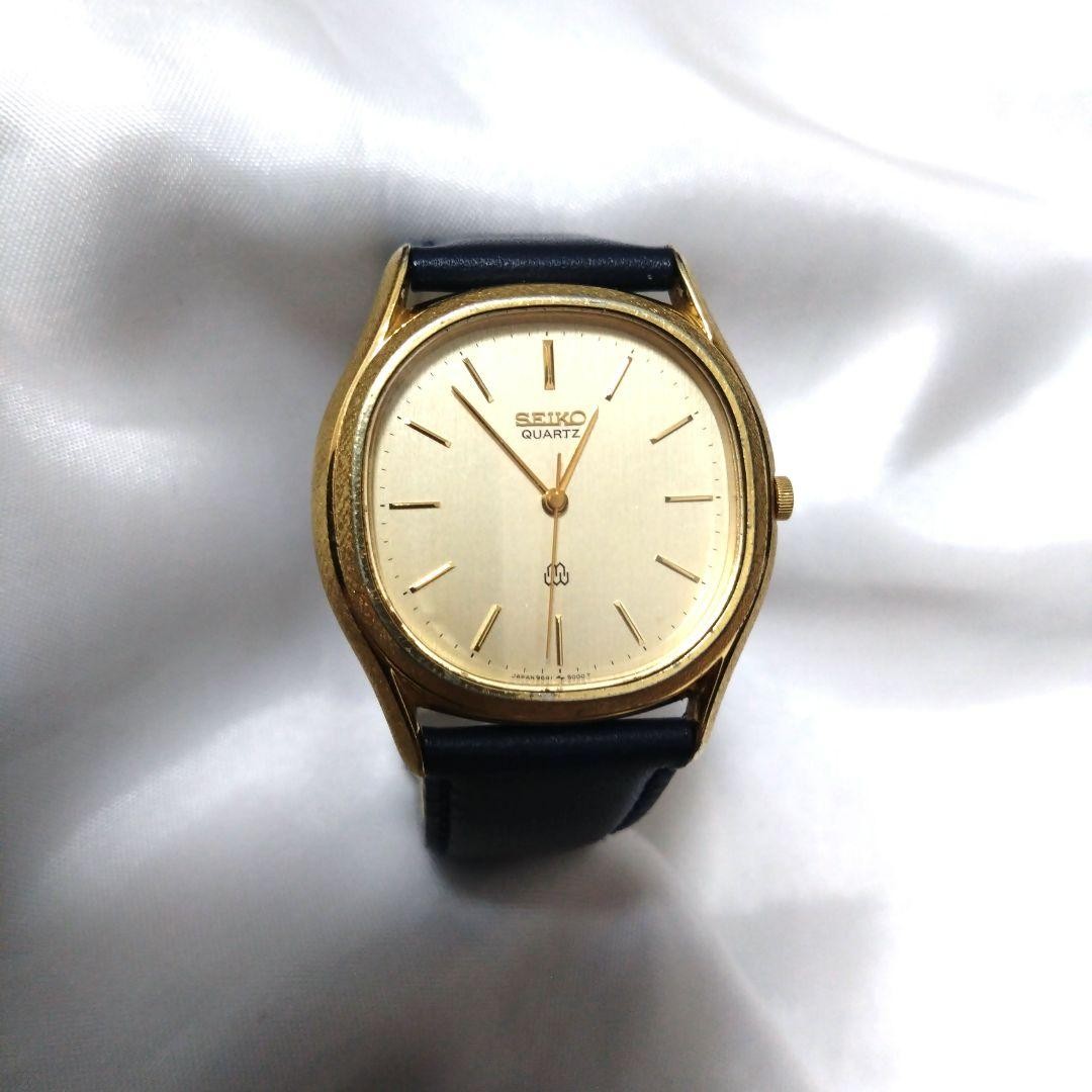 Seiko Twin Quartz Watch Gold Lining Needle Vintage 1978 Working