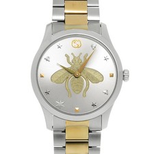 Until 10/9 GUCCI G Timeless YA1264131 Silver Ladies Watch Gucci Watch Watch Bran