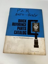 Vtg 1968 Volkswagen Quick Reference Parts Catalog For Type 1 2 3 Kg Type 1