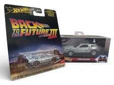 Hot Wheels Back to the Future III Time Machine + Jada BTTF DeLorean Lot