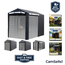 Outdoor Dog Kennel Cover 8  D x 4  W x 6  H, Heavy Duty Weather Cover Only