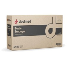 50-Pack Elastic Bandage Wraps 4" Self-Closure