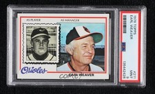 1978 Topps Earl Weaver #211 PSA 9 MINT HOF 0y8e