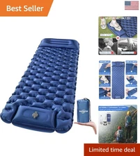 Ultralight Inflatable Sleeping Pad with Built-in Pump - Waterproof & Compact ...