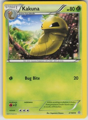 Pokemon TCG Kakuna Uncommon XY - Primal Clash 2/160