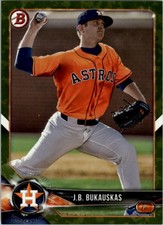 2018 Bowman Prospects Camo #BP125 J.B. Bukauskas - BB