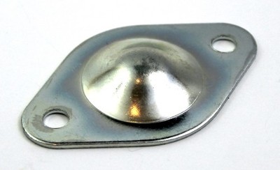 Zink Metall Fuß mit 2 Befestigungslöchern 7 mm Rack Flightcase 1,2 mm Stahl