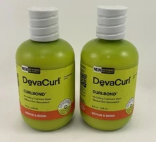 X2 Deva Curl Curlbond Re-Coiling Treatment Mask 8oz Repair Bond Damaged Curls