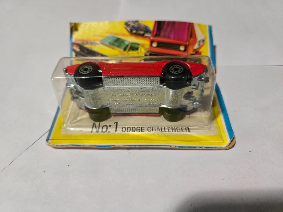 Matchbox Superfast 1 Dodge Challenger Red and White CAR! Great Condition. USED. - Image 3 of 4